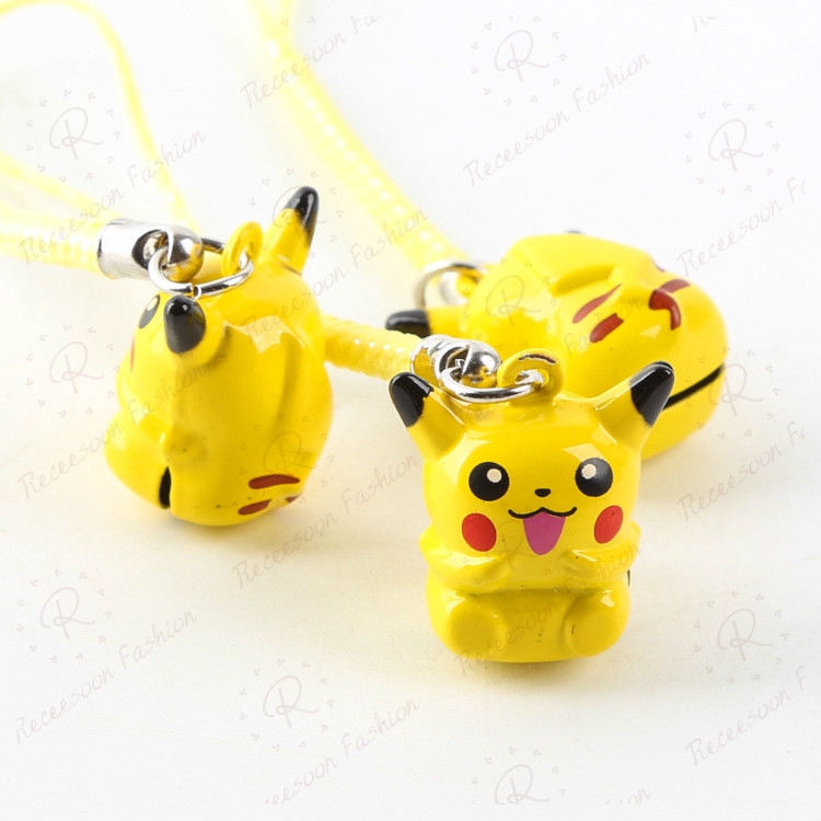 Móc khoá lục lạc hình bóng Pokemon đáng yêu