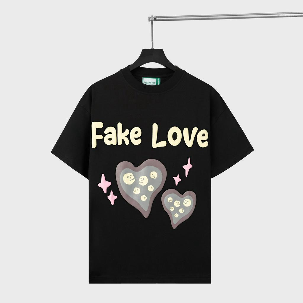 Áo thun boxy The Bad God Boxy Fake Love