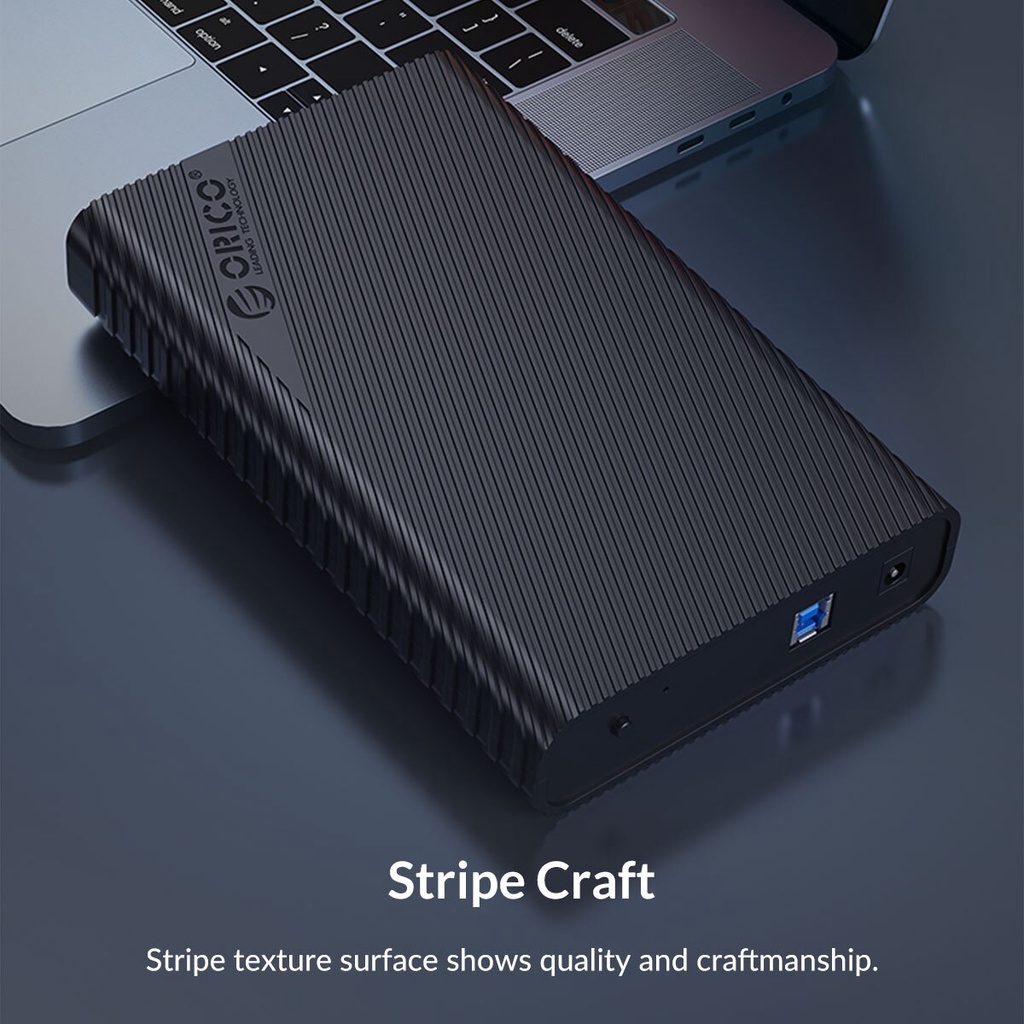 Vỏ ngoài ORICO bảo vệ ổ cứng 3.5 SATA 3.0 đến USB 3.0 5Gbps 12V2A （3521)