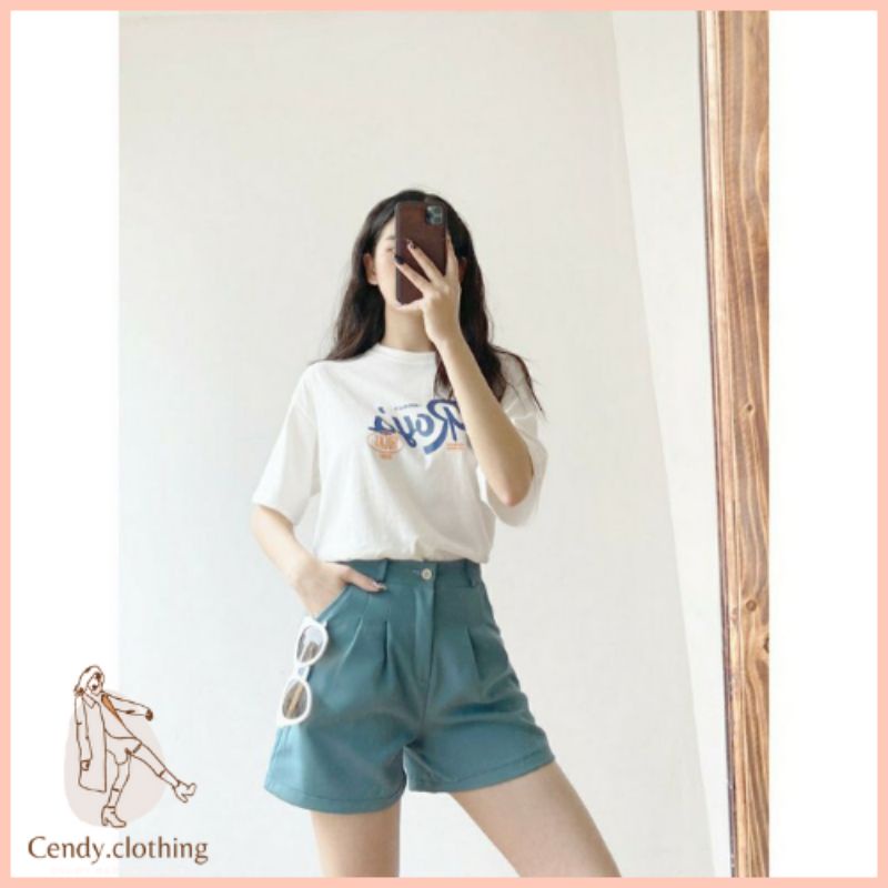 [Hàng Cao Cấp Loại 1] Quần Short Nữ Cạp Cao Cendy Clothing - CD064
