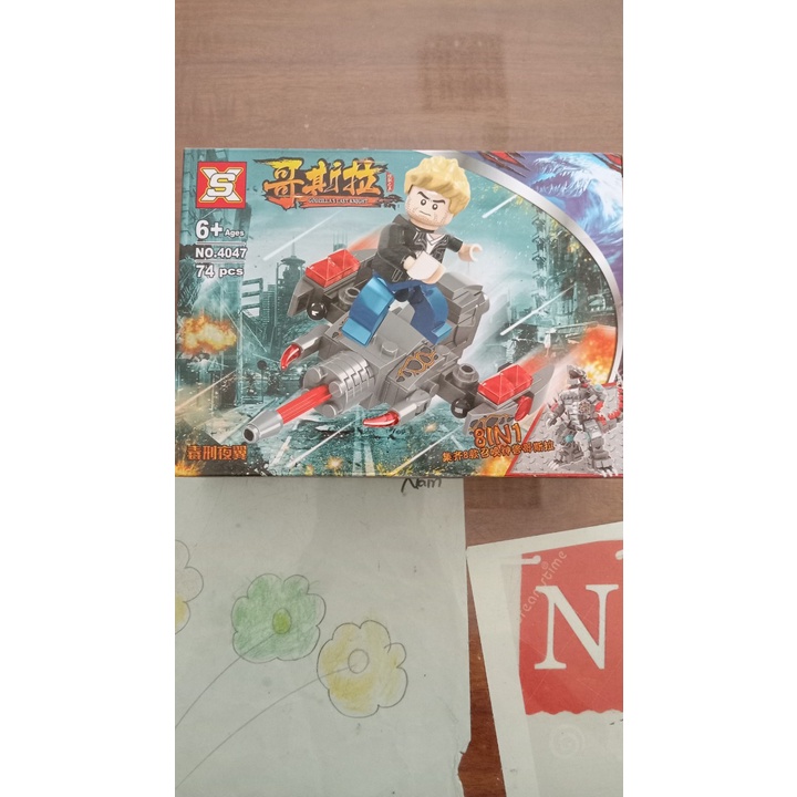 Đồ chơi kiểu lắp ráp nhân vật với 8 mẫu lựa chọn