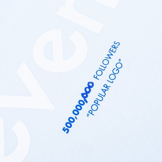 Hình ảnh thu nhỏ [Mã SKAMPUSHA8 giảm 8% đơn 300K] Áo thun LEVENTS Popular Logo/ Blue White-6