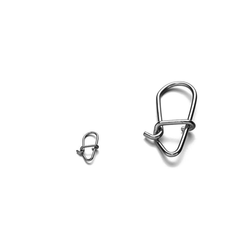 MUVAKO Set 100 Vòng Treo Móc Câu Cá Bằng Thép Không Gỉ Chất Lượng Cao