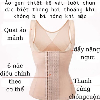 Áo gen nịt bụng định hình giảm eo