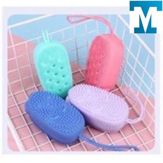 Cọ tắm silicon-chuột tắm tạo bọt cọ lưng