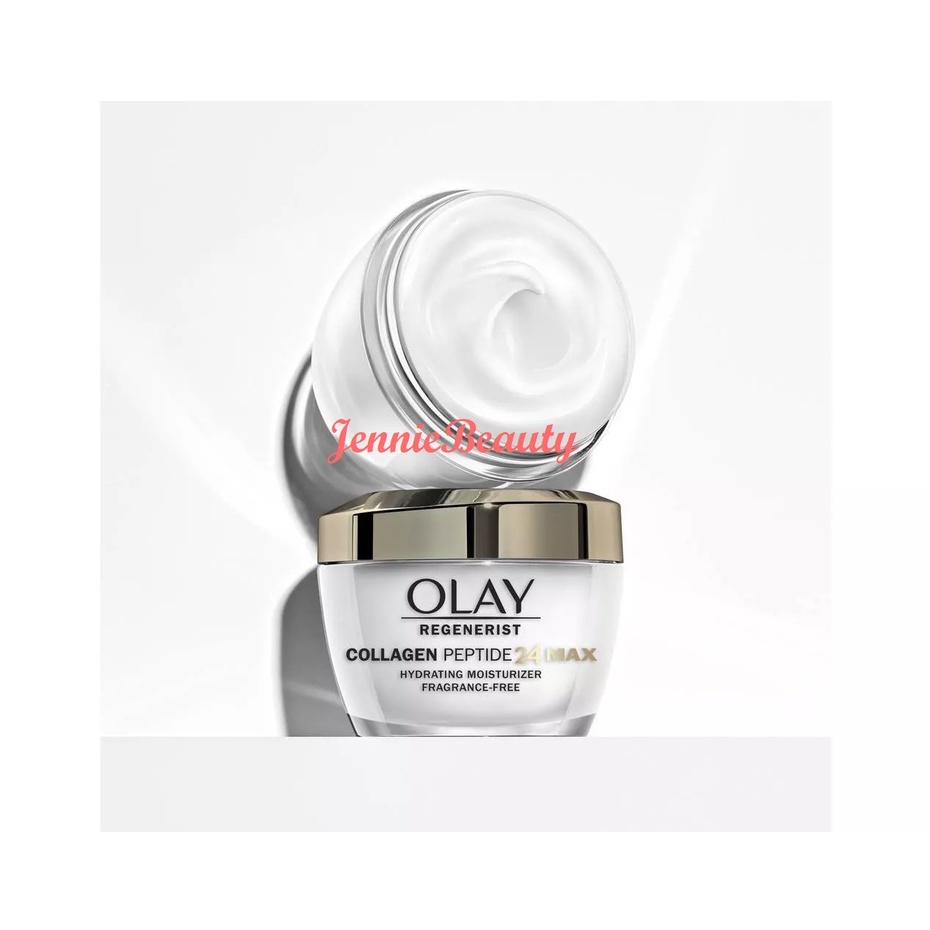 [New Arival/ Hàng USA] Kem dưỡng ẩm chống lão hóa tái tạo da Olay Regenerist 2X Collagen Peptide 24 MAX Moisturizer_Mới