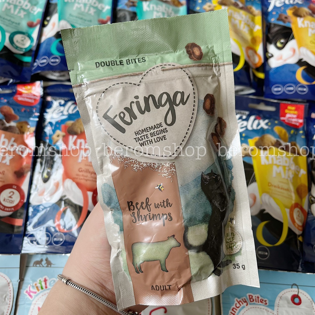 BÁNH THƯỞNG CHO MÈO FERINGA 30G 5 VỊ NHẬP ĐỨC GIÁ CỰC RẺ