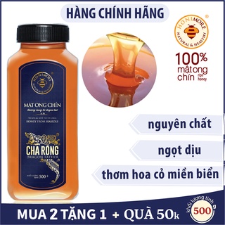 Mật ong nguyên chất Honimore Cha Rồng 500g - Mật ong cao cấp, 100% mật ong rừng, 100% mật ong chín