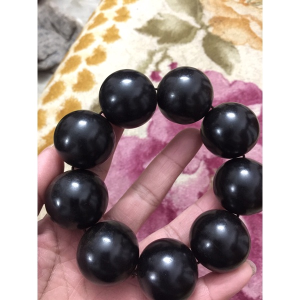 VÒNG HẠT MUN SỪNG KHÁNH HOÀ 30mm SIZE ĐẠI.