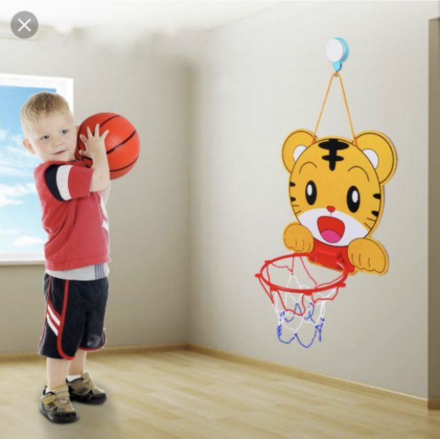 Bộ đồ chơi bóng rổ mini treo tường cho bé
