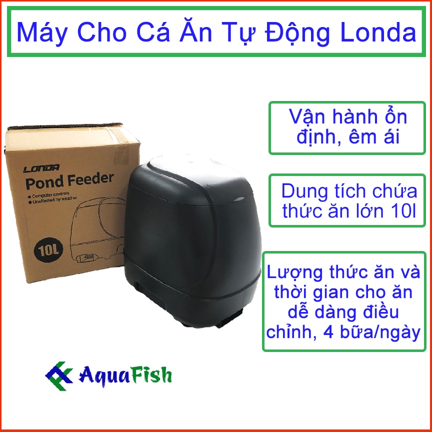 Máy Cho Cá Koi Ăn Tự Động LONDA (dung tích lớn, chống nước, bền bỉ)