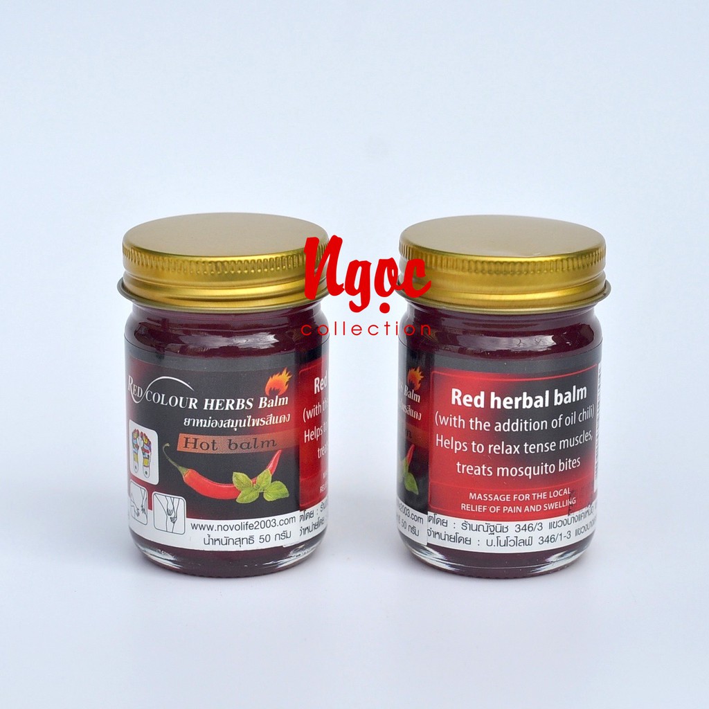 Cao xoa bóp ớt - bạc hà 50g Thái Lan