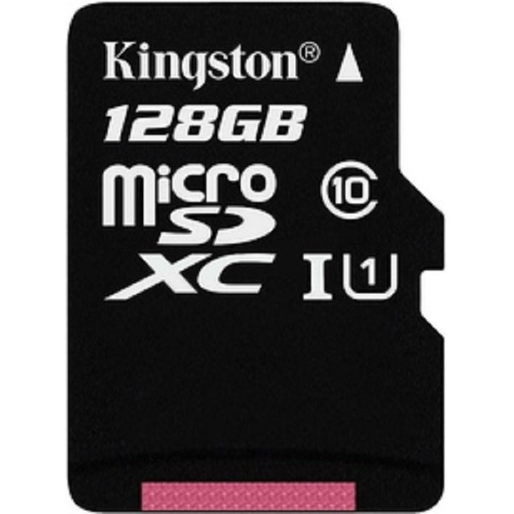 Thẻ nhớ Kingston 128GB – KINGSTON MicroSD Class10 – CHÍNH HÃNG – Bảo hành 5 năm – Kèm Adapter