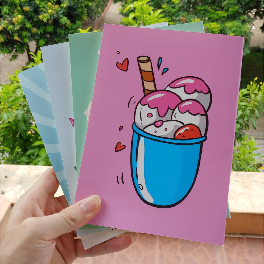 1 quyển vở Flat Summer khổ A5
