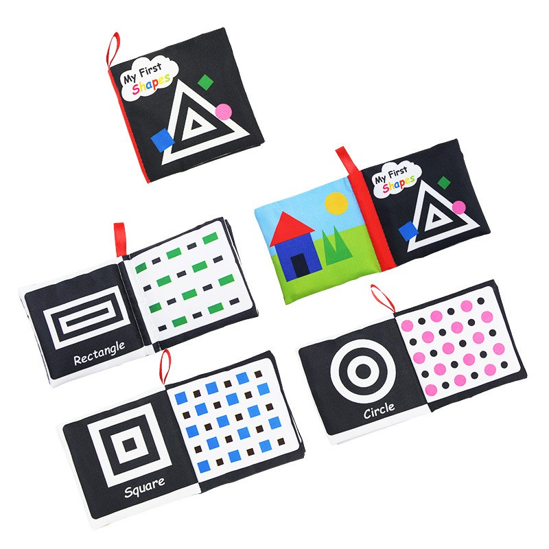 Sách vải mềm 4 phong cách có âm thanh dành cho bé