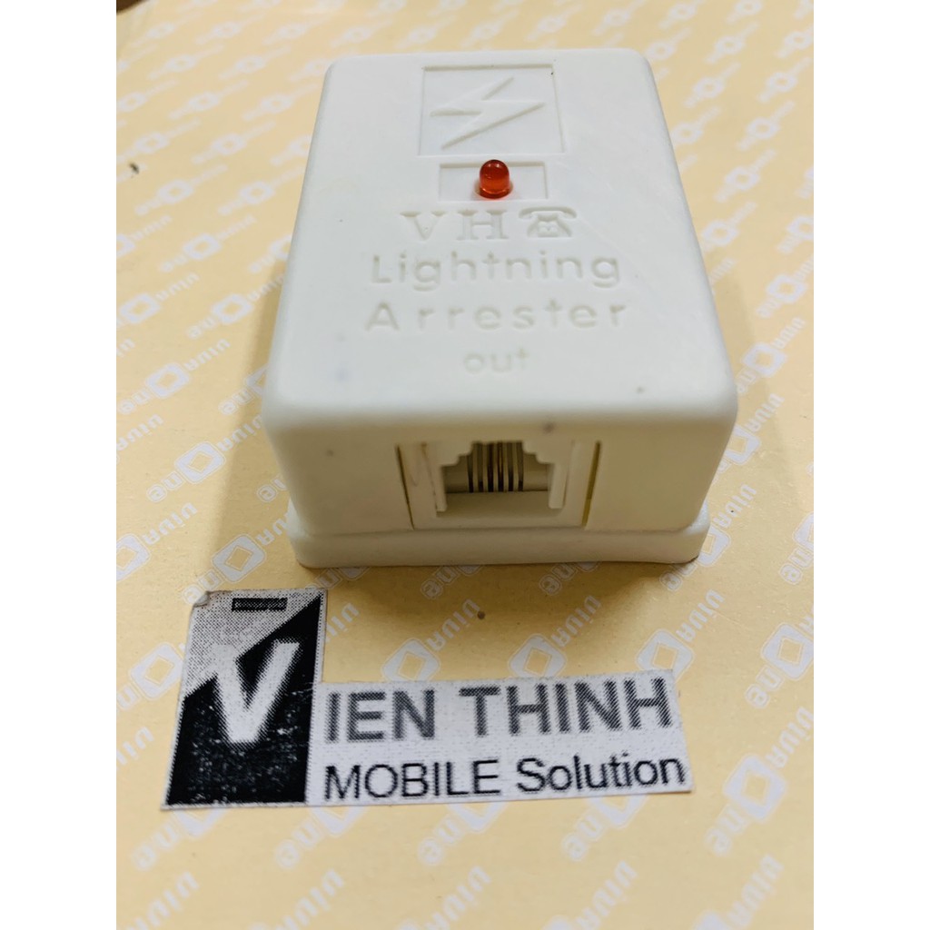 Hộp chống sét điện thoại bàn 1 ra 1 Line kèm dây