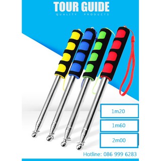 Cán cờ Hướng Dẫn Viên Du Lịch Loại 1m60 PT UTIHOME