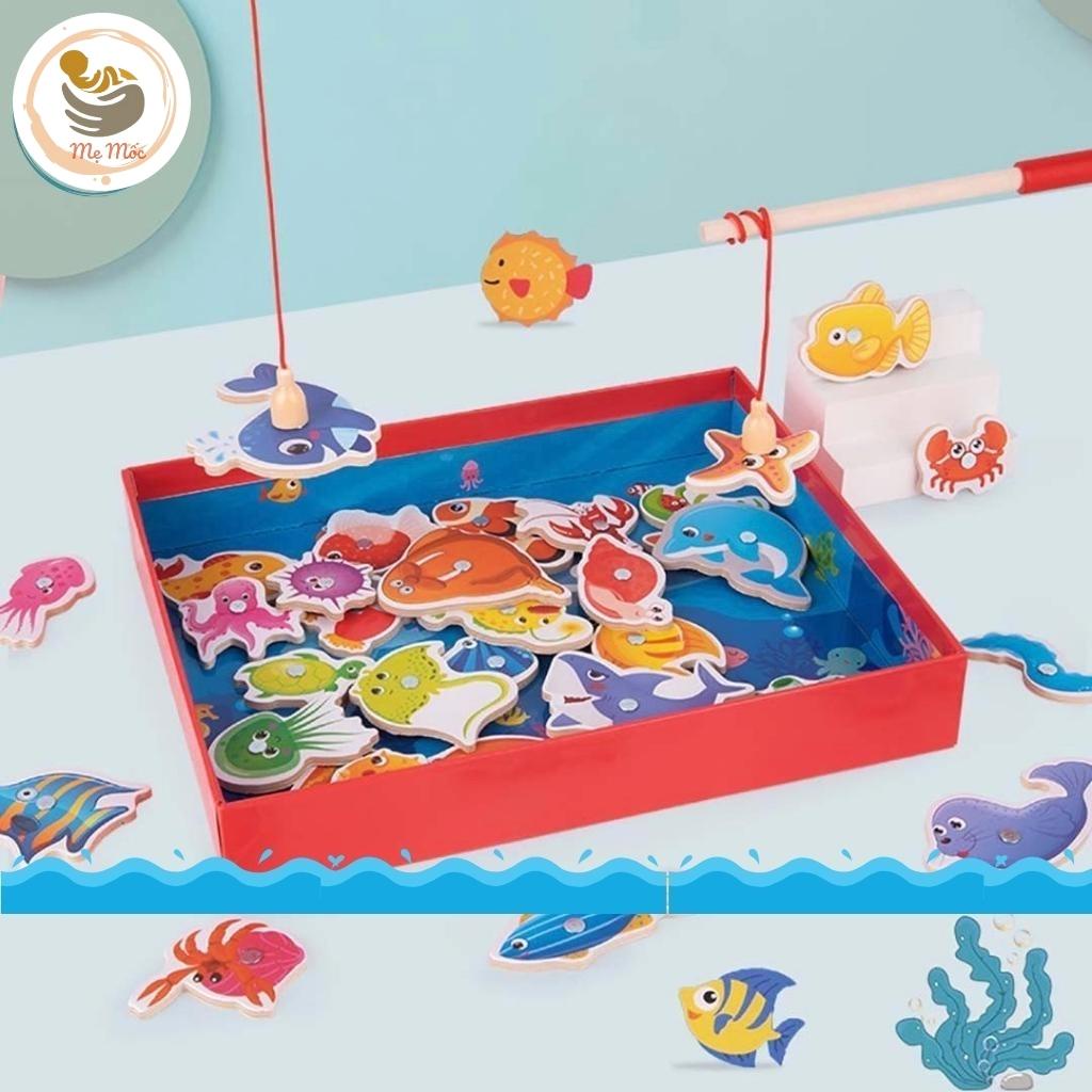 Đồ Chơi Câu Cá Nam Châm Gỗ Thông Minh Cao Cấp Rèn Luyện Khả Năng Khéo Léo Và Tập Trung Cho Bé Shop Mẹ Mốc, CCG
