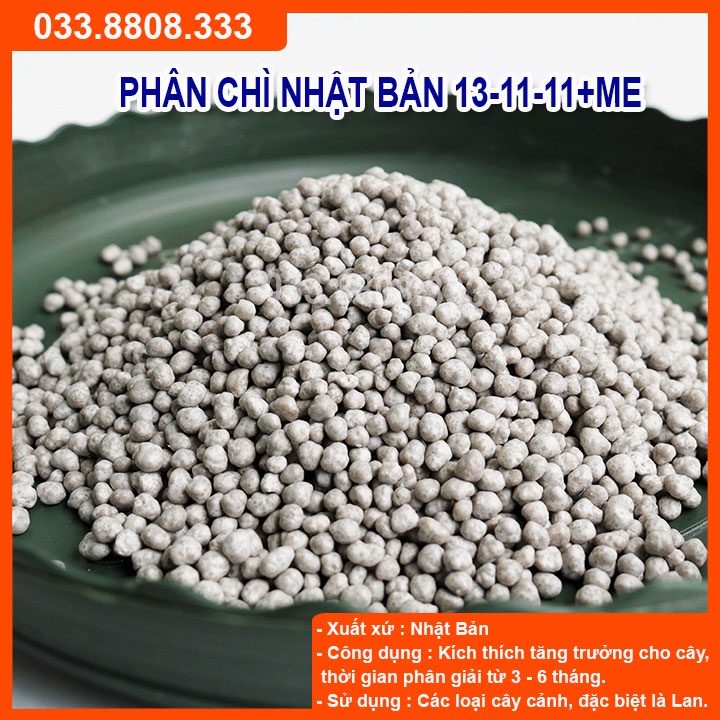 Phân Chì Nhật Dạng Tan Chậm 13-11-11+ME ( 200gram) -dùng cho lan, cây cảnh