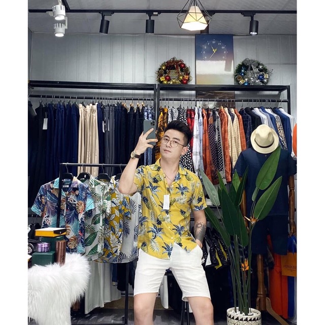 Áo sơ mi đũi nam mềm mại áo nam đũi sơ mi có cổ | BigBuy360 - bigbuy360.vn