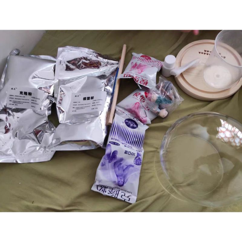 ORDER- BỘ KIT QUÀ LƯU NIỆM LÀM TƯỢNG TAY BẰNG THẠCH CAO kèm hình thật