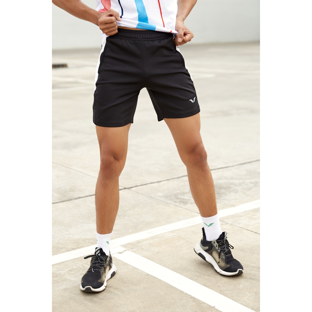 QVN03- Quần Short Nam, Quần Đùi Nam Thể Thao Cao Cấp Chạy Bộ Tập Gym Chất Thun Poly Dày Dặn, Hàng Công Ty