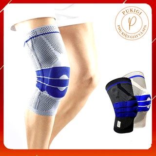 Băng đầu gối, băng gối thể thao có đệm bảo vệ, 1 dây lò xo bổ trợ, 3 đường chỉ nâng cao hàng chất lượng
