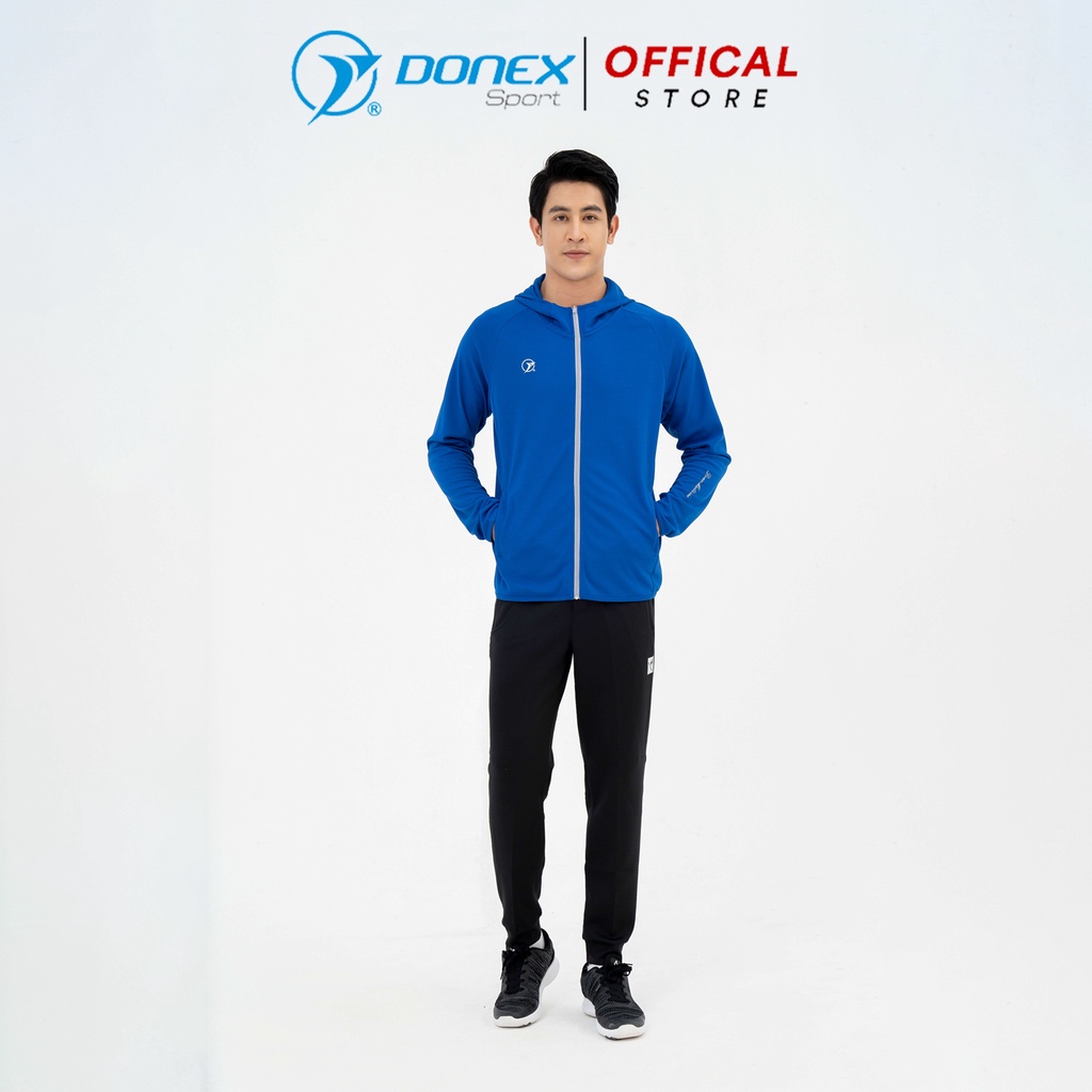 Áo Khoác Chống Nắng Nam DONEXPRO Form Classic Tích Hợp Khẩu Trang Chất Liệu Thể Thao Cool Air Chống Tia UV MDE-252