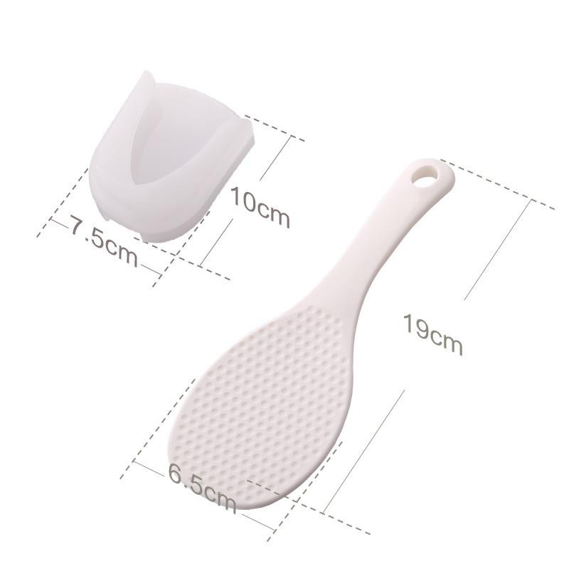 Set 2 muôi xới cơm có gai chống dính