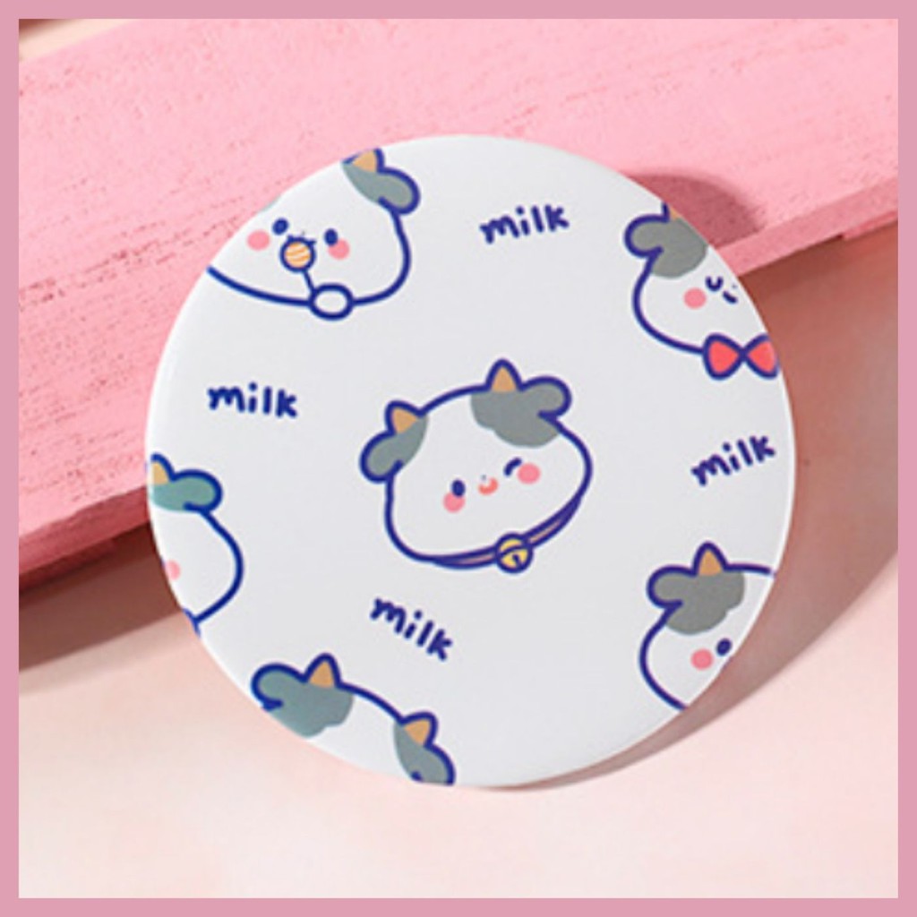 GƯƠNG BÒ SỮA MINI CẦM TAY SIÊU XINH