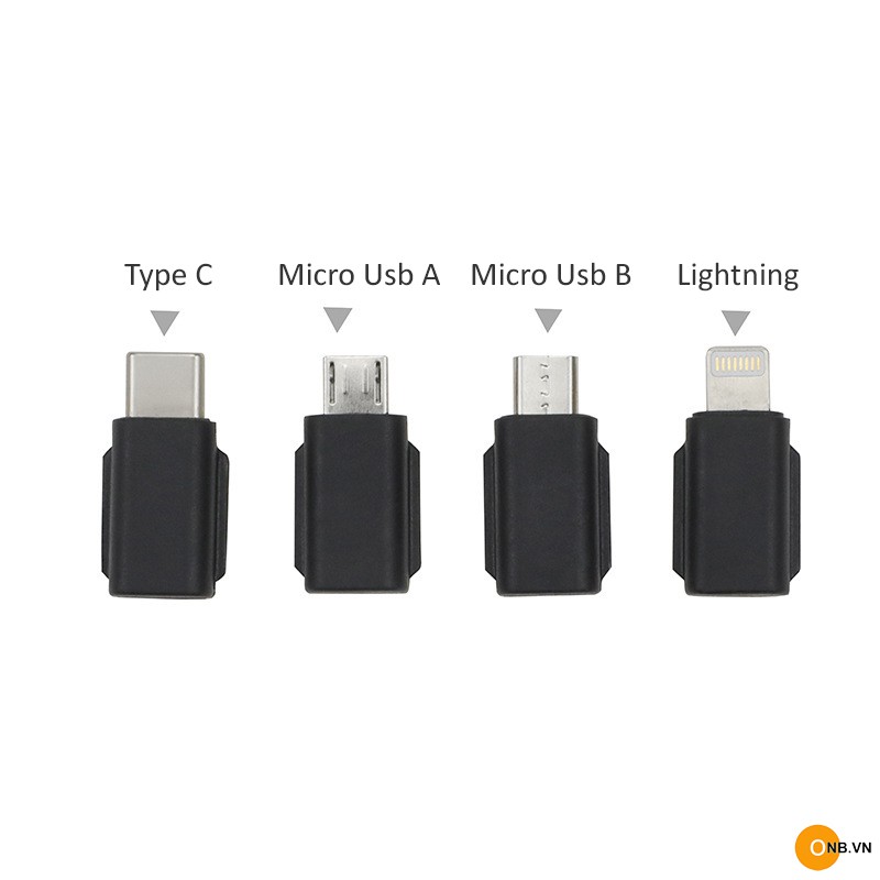 Osmo Pocket 1 và 2 Adapter Type C - Lightning - Mirco Usb hàng For