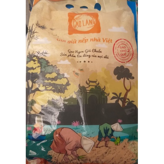 Gạo LÀNG - CHỢ QUÊ 2/ Gạo Đài Thơm 8 (Túi 5kg/2kg) (Mua 2 túi 5kg tặng 1 cà phê LION 500G, Mua 2 túi 2kg tặng 1 xô nhựa)