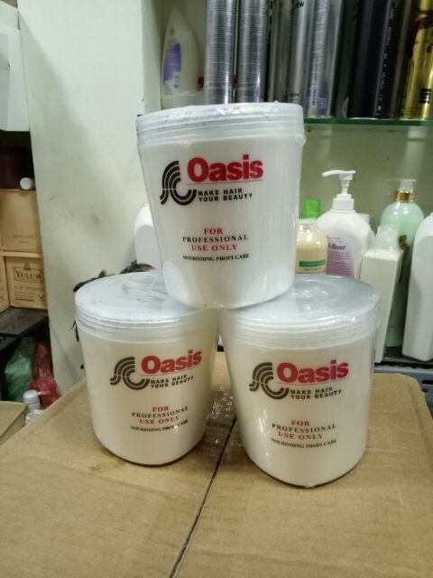 Combo 10 hủ ủ tóc Oasis 500ml