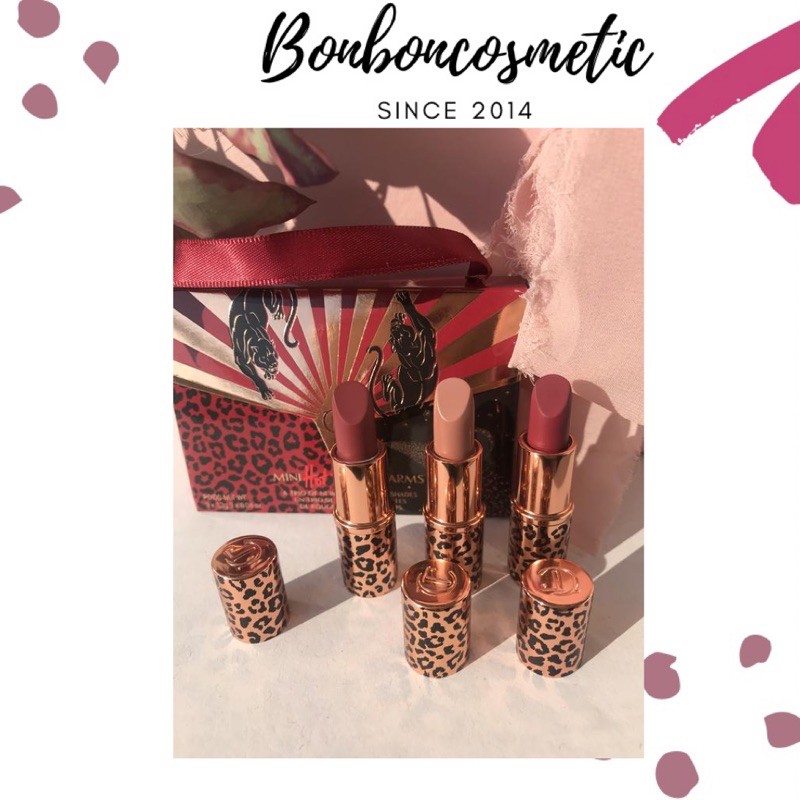 SET SON MINI CHARLOTTE TILBURY HOT LIPS 2 MINI LIP SET