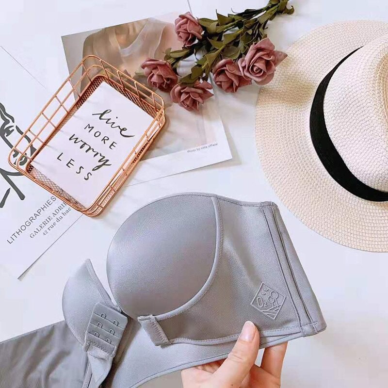 Áo cup ngực nữ QUEENY đúc su không dây nâng ngực không gọng chất liệu tản nhiệt ACN01 | BigBuy360 - bigbuy360.vn
