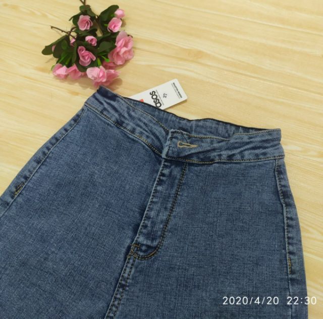 [ Mã WASTRUN4 giảm 10% tối đa 30K đơn 99K] Quần jeans nữ cạp cao