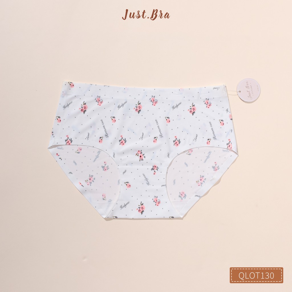 Quần lót Just Bra chất liệu su không lộ viền, họa tiết đáng yêu QLOT130 | BigBuy360 - bigbuy360.vn