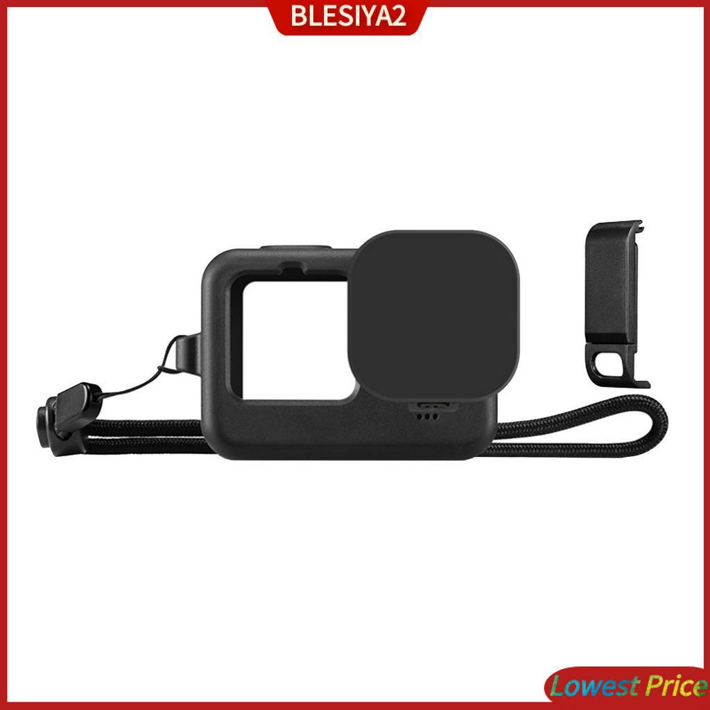Ốp Điện Thoại Silicon Mềm Bảo Vệ Có Dây Đeo Cho Hero9 Black &amp; Stringiya2