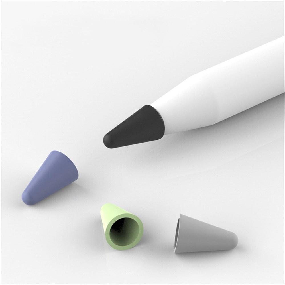 Bộ 8 nắp silicon bảo vệ đầu bút cảm ứng thích hợp cho Apple Pencil 1 2