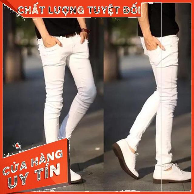 [SALE TẾT] Quần jean nam den trơn và trắng trơn cao cấp giá cực rẻ | BigBuy360 - bigbuy360.vn