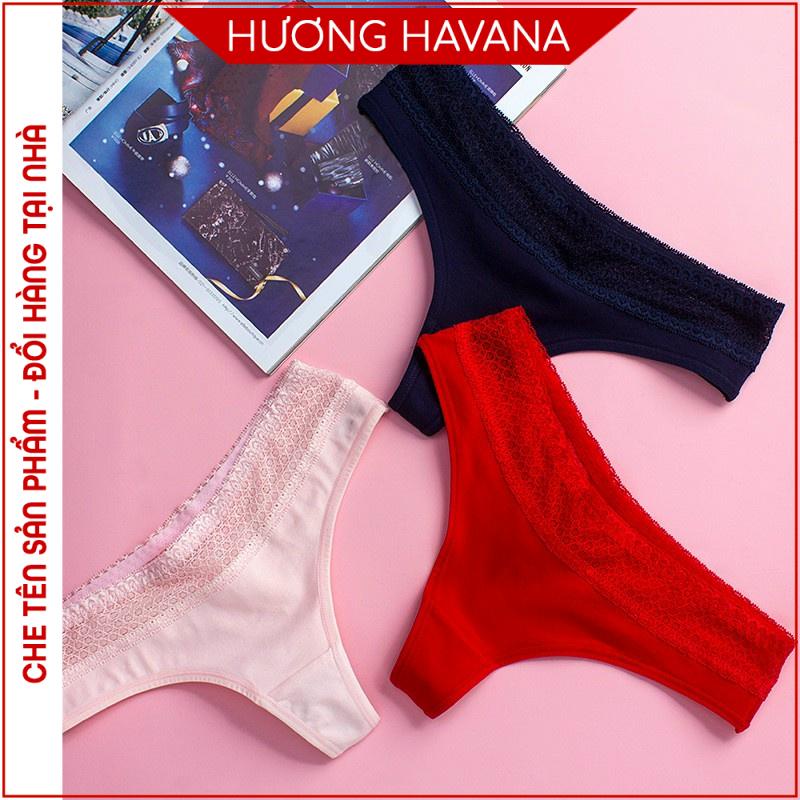 Quần lọt khe 🔸 cạp ren 🔸 quần lót nữ cao cấp Havana FLQ93