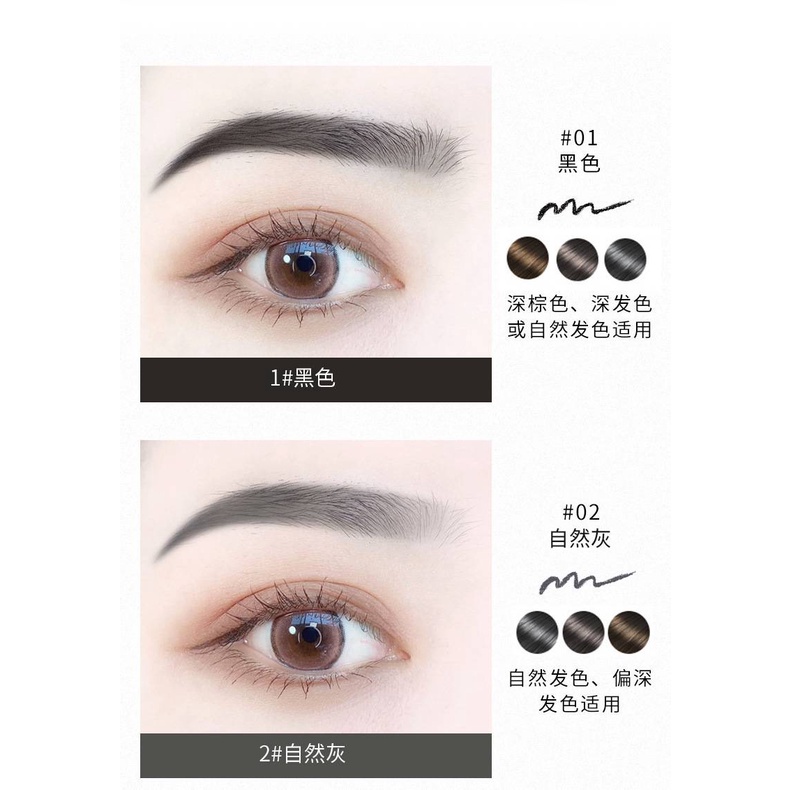 Bút Kẻ Lông Mày Lameila Hai Đầu Xoay Tự Động Lâu Trôi Kháng Nước Không Phai 5 Màu Tùy Chọn