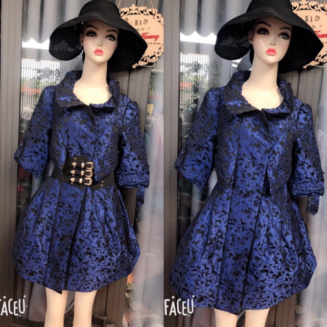 Đầm tay lỡ vintage dự tiệc sang chảnh cao cấp