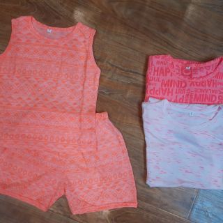 Set 3 bộ cotton hè cho bé