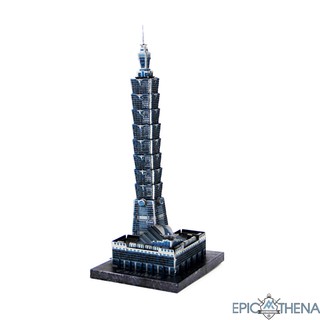 Mô hình lắp ráp kim loại 3d - tháp taipei 101