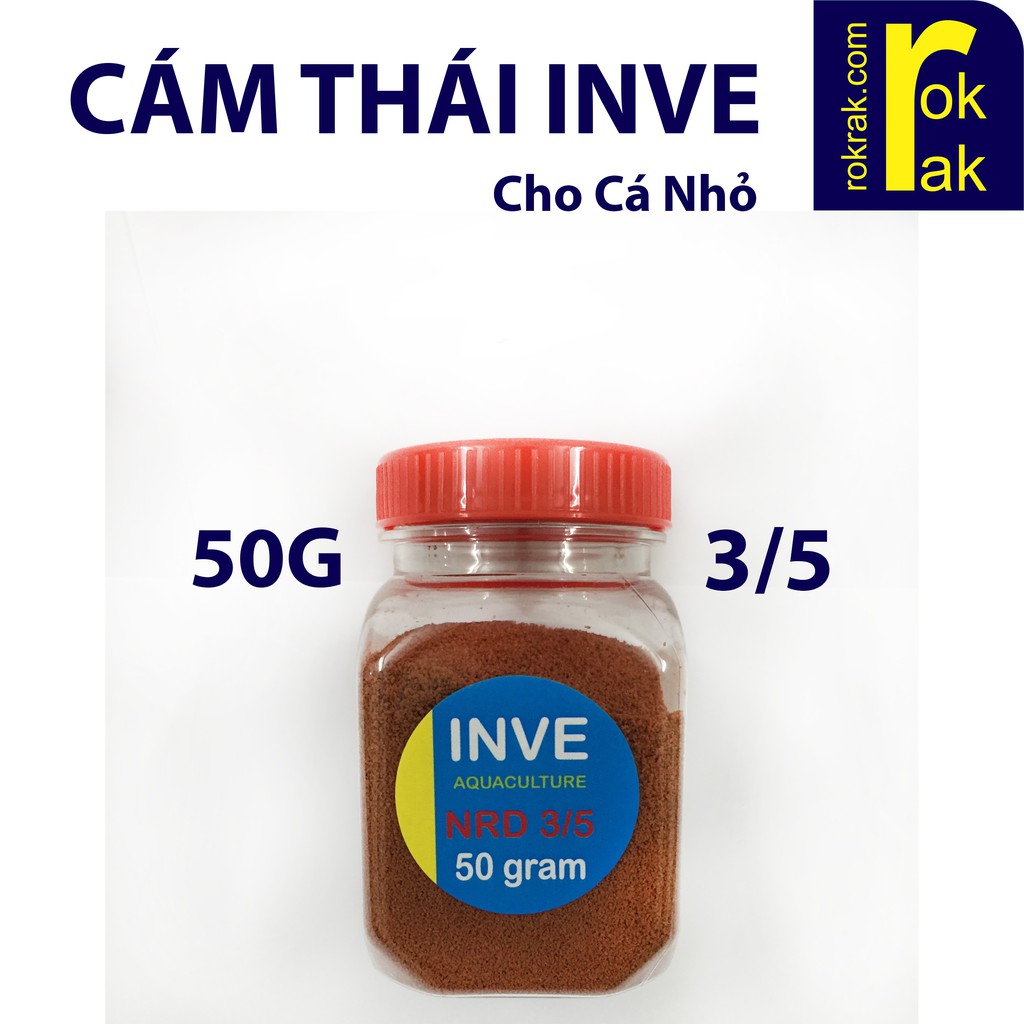 Cám Thái Inve 3/5 Thức ăn cho cá nhỏ 50g