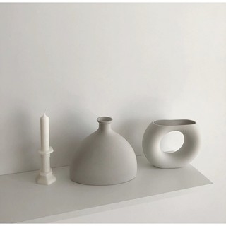 Bình gốm decor phong cách Hàn Quốc