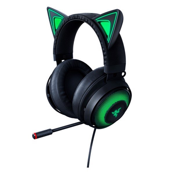 Tai Nghe Chơi Game Có Dây - Razer Kraken Kitty Chroma USB Black - Hàng Chính Hãng FPT