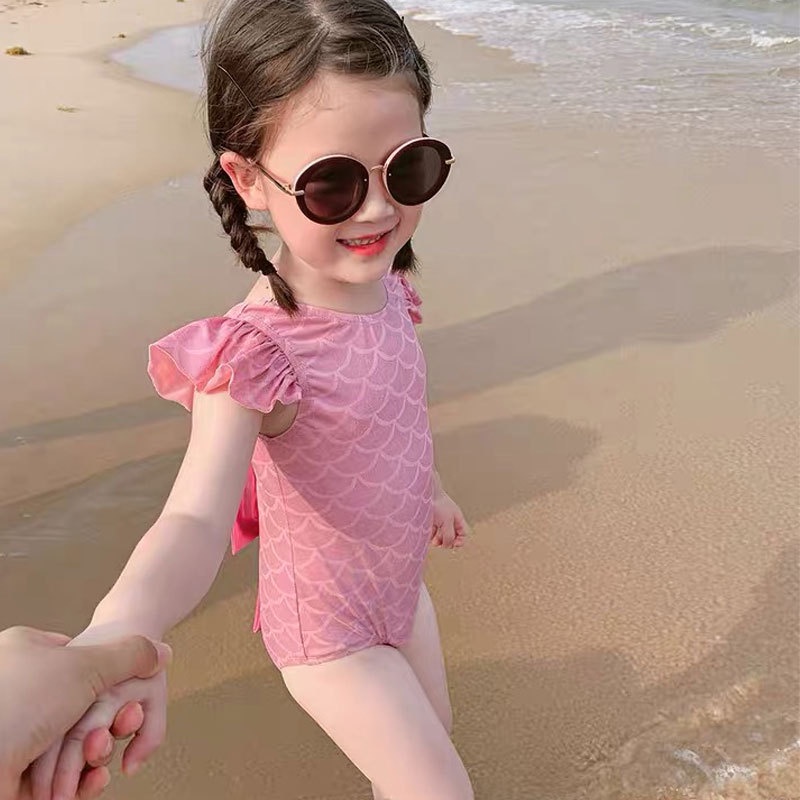 Đồ Bơi Bé Gái/ Bikini Bé Gái 1 Mảnh Họa Tiết Siêu Sang Chảnh Mã BG - 14