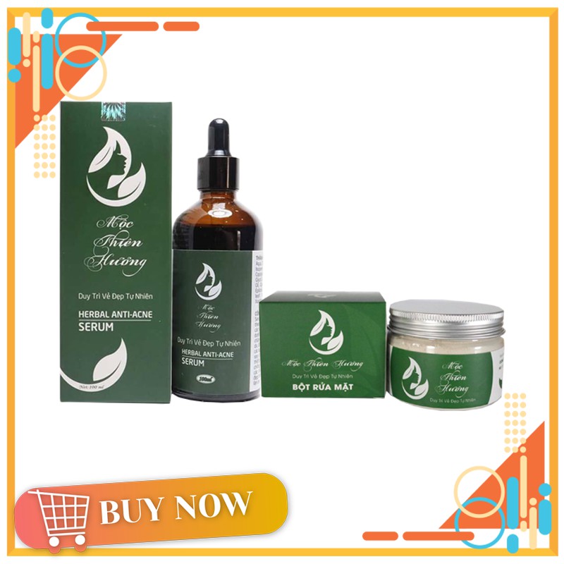 Bộ đôi Giảm Mụn Hết Thâm Sẹo Rỗ Hiệu Quả Nhanh Chóng Của Mộc Thiên Hương